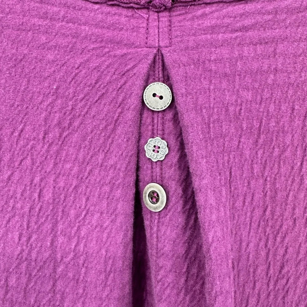 Neon Buddha Women's Rich Plum Oversized Cowl Neck Sweater Boho Chic Size Medium